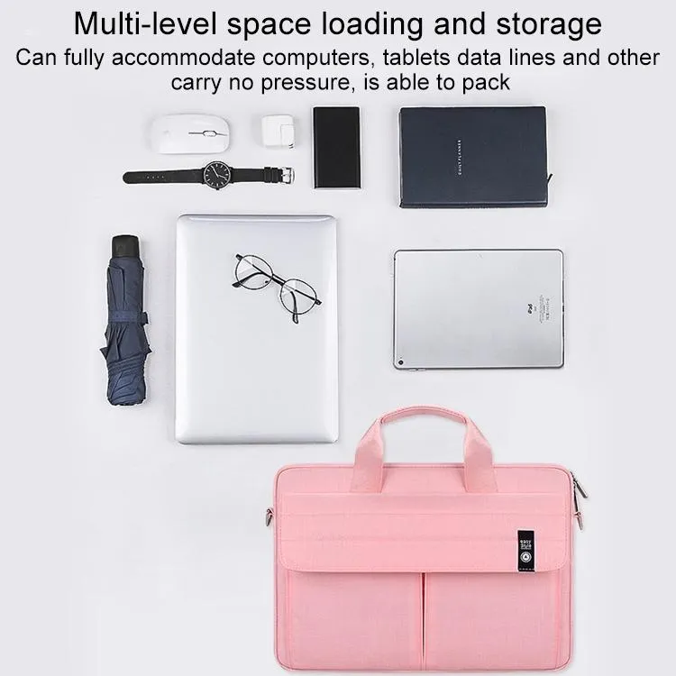 13.3 Inch Laptop Handheld Briefcase Storage Bag - no Shoulder Strap