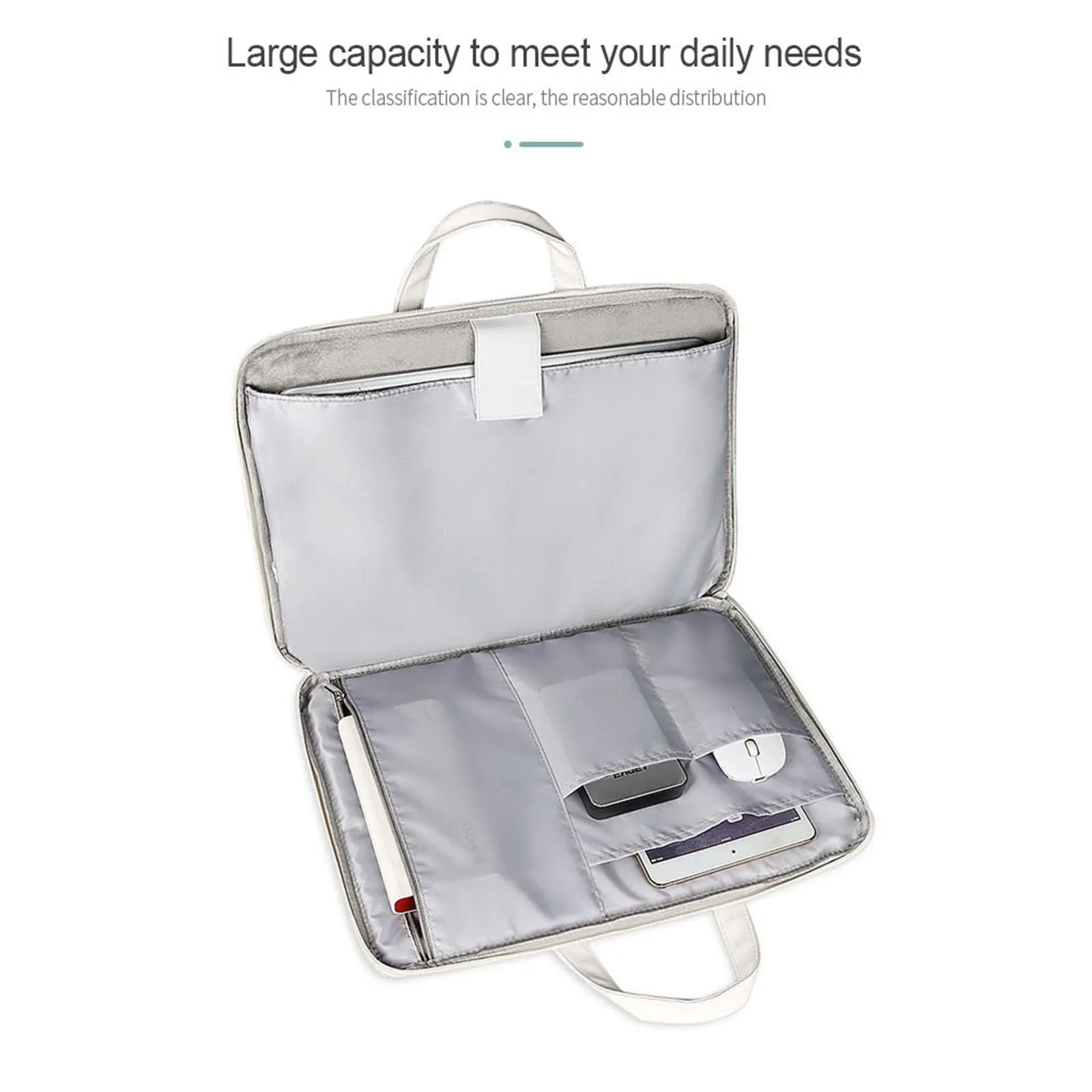13.3 Inch Lightweight Printed Laptop Bag in Pu Material