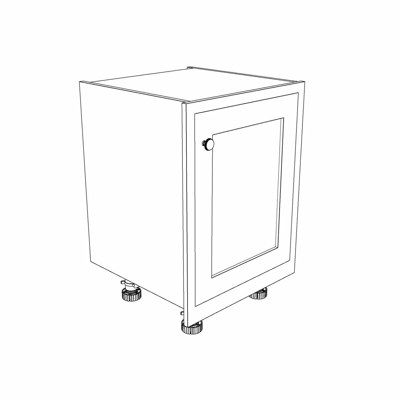 64L Bin Cabinet