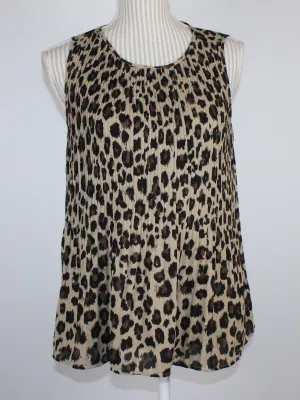 ALFRED SUNG ANIMAL PRINT TANK LADIES SMALL PRE-LOVED