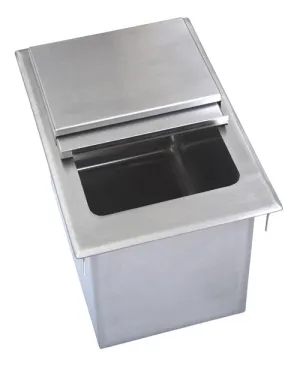 BK Resources BK-DIBL-1218  12"W x 18"D x 14-3/8"H Drop-In Ice Bin - with Lid