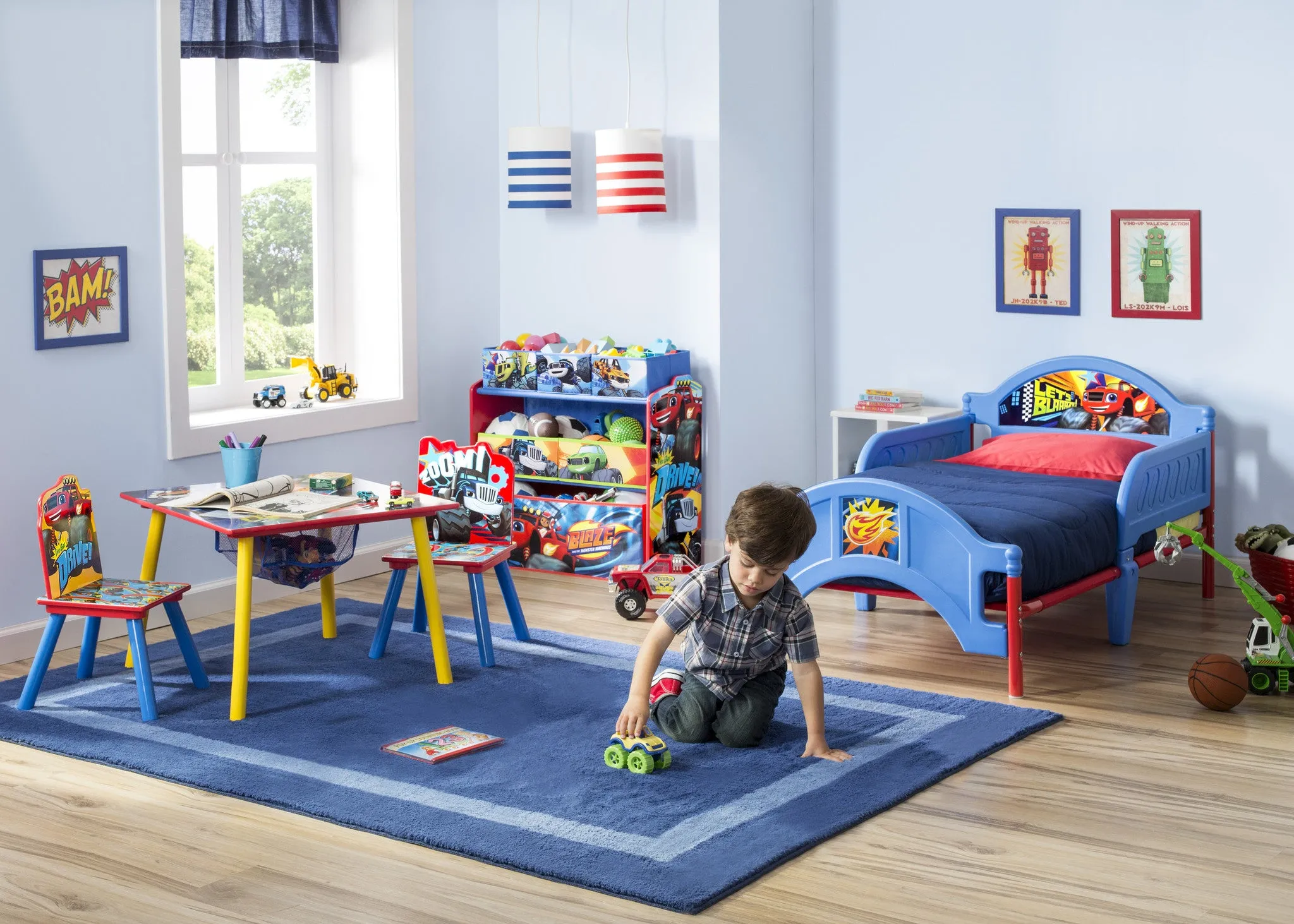 Blaze and the Monster Machines Multi-Bin Toy Organizer