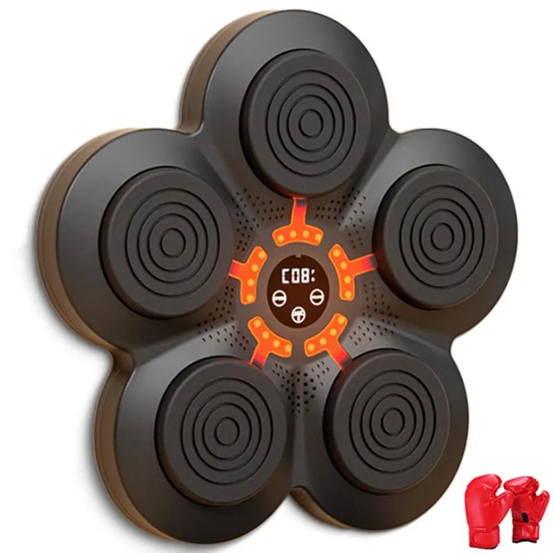 Bluetooth Music Boxing Machine With Wall Mount And Adult Gloves