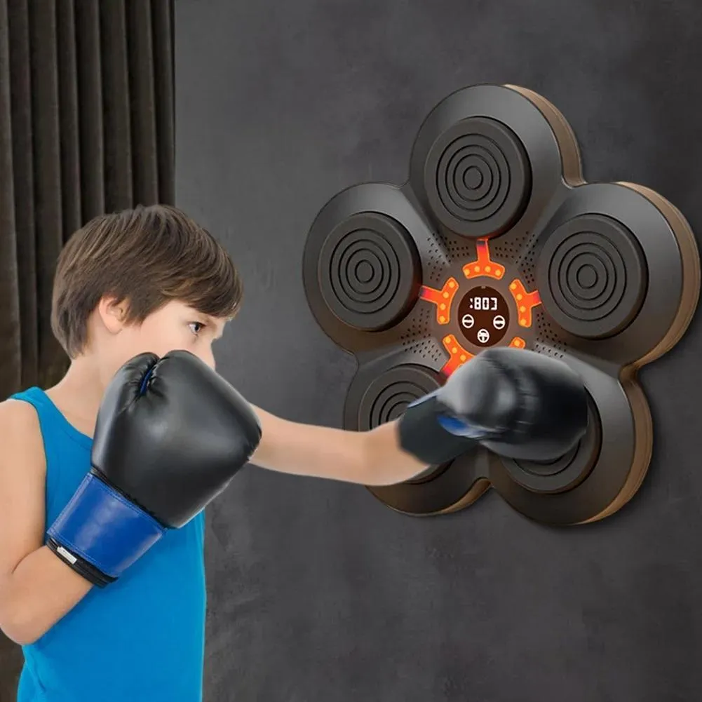 Bluetooth Music Boxing Machine With Wall Mount And Adult Gloves
