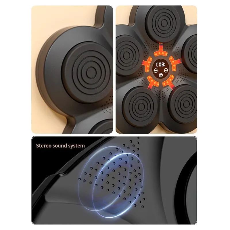 Bluetooth Music Boxing Machine With Wall Mount And Adult Gloves
