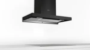 BOSCH DWBA98H60I Auto Clean Wall Mounted Black 950 CMH Chimney