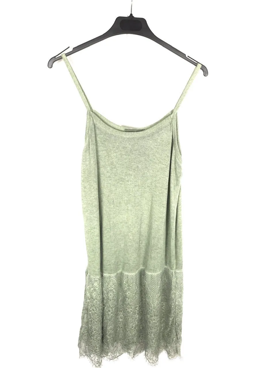 COHLOES CLOSET. Vestido verde tirantes T.m