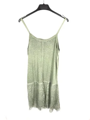 COHLOES CLOSET. Vestido verde tirantes T.m