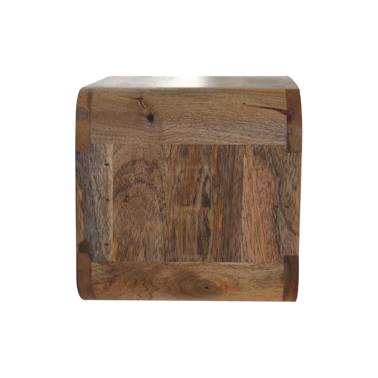 Couch.com Floating Open Curve Nightstand Oak, Wood Construction, Light Brown Finish by Couch.com