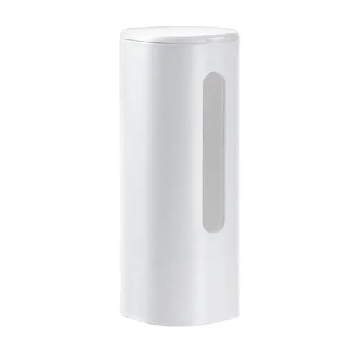 Double Tube Dustproof Automatic Cup Distributor Universal Punch-Free Water Dispenser Paper Cup Holder Plastic Wall Hanging Disposable Cup Holder