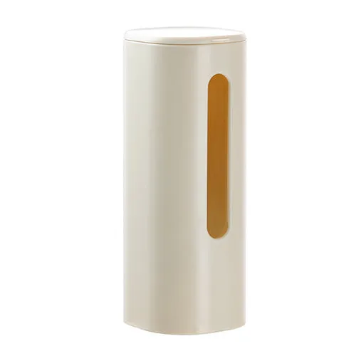 Double Tube Dustproof Automatic Cup Distributor Universal Punch-Free Water Dispenser Paper Cup Holder Plastic Wall Hanging Disposable Cup Holder