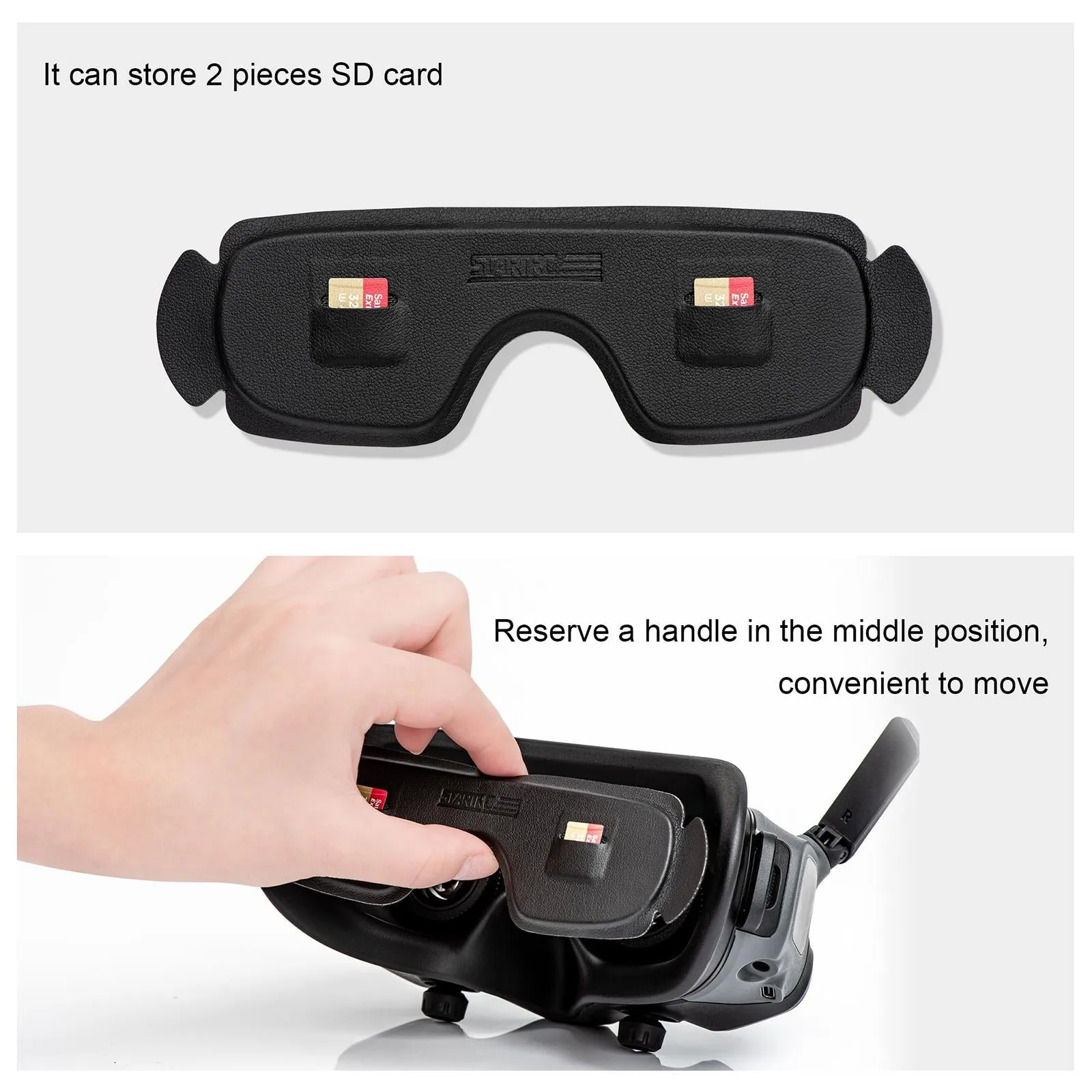 Dustproof Storage Holder for Dji Goggles 2 / Avata Goggles - Memory Card Lens and Antenna Cover