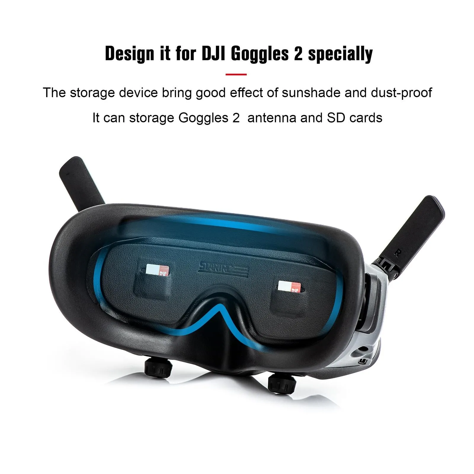 Dustproof Storage Holder for Dji Goggles 2 / Avata Goggles - Memory Card Lens and Antenna Cover