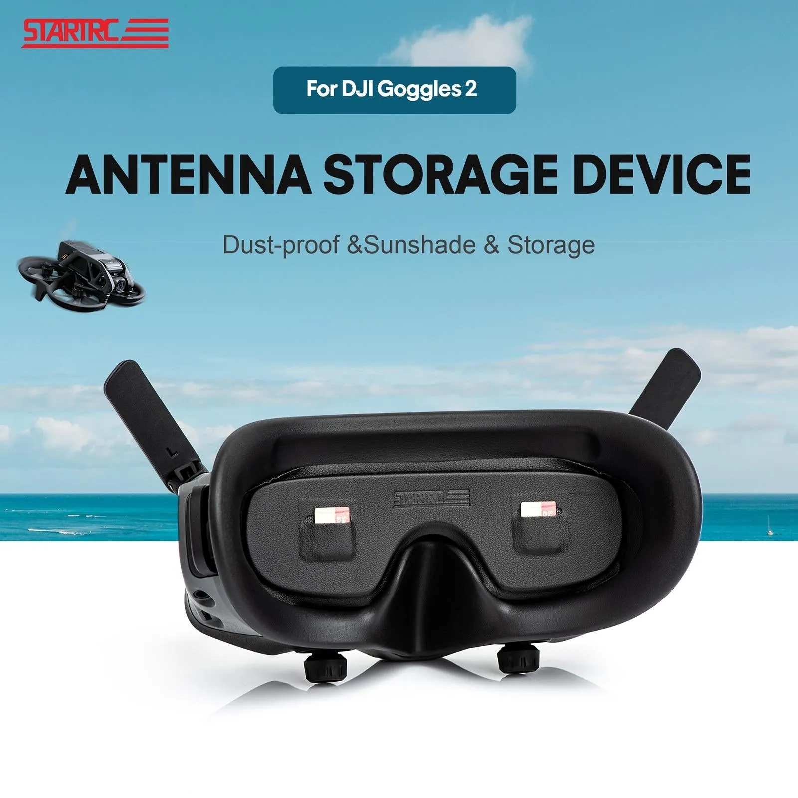 Dustproof Storage Holder for Dji Goggles 2 / Avata Goggles - Memory Card Lens and Antenna Cover