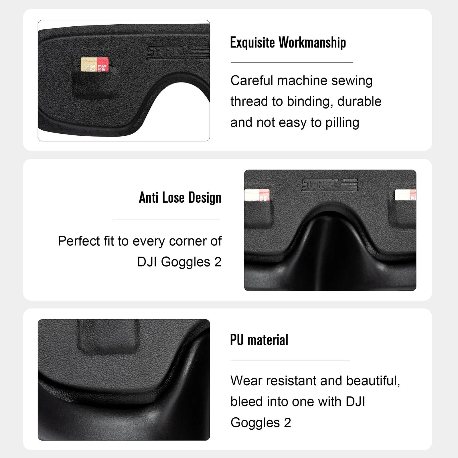 Dustproof Storage Holder for Dji Goggles 2 / Avata Goggles - Memory Card Lens and Antenna Cover