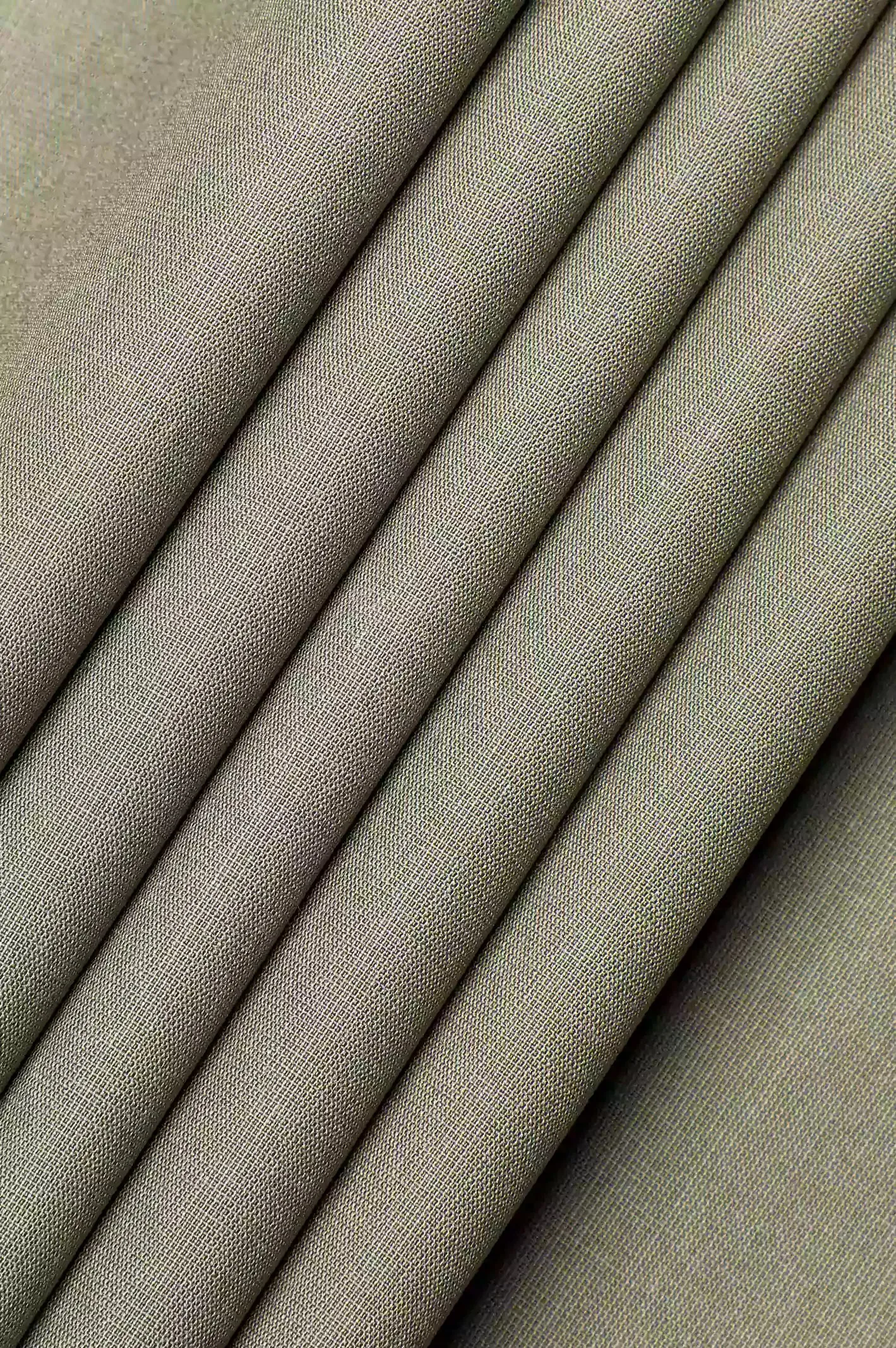 Green Wash & Wear Fabric