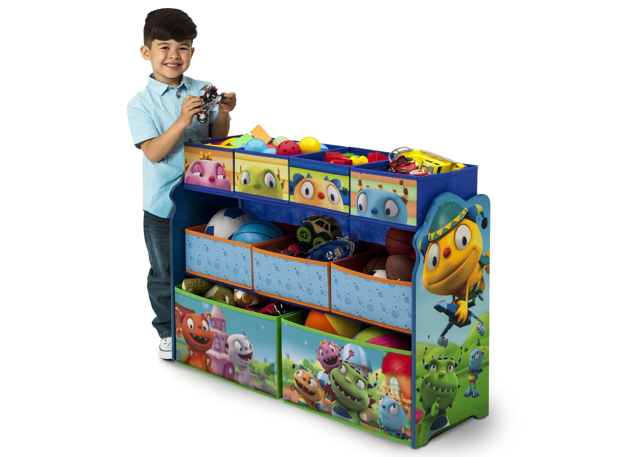 Henry Hugglemonster Deluxe Multi-Bin Toy Organizer
