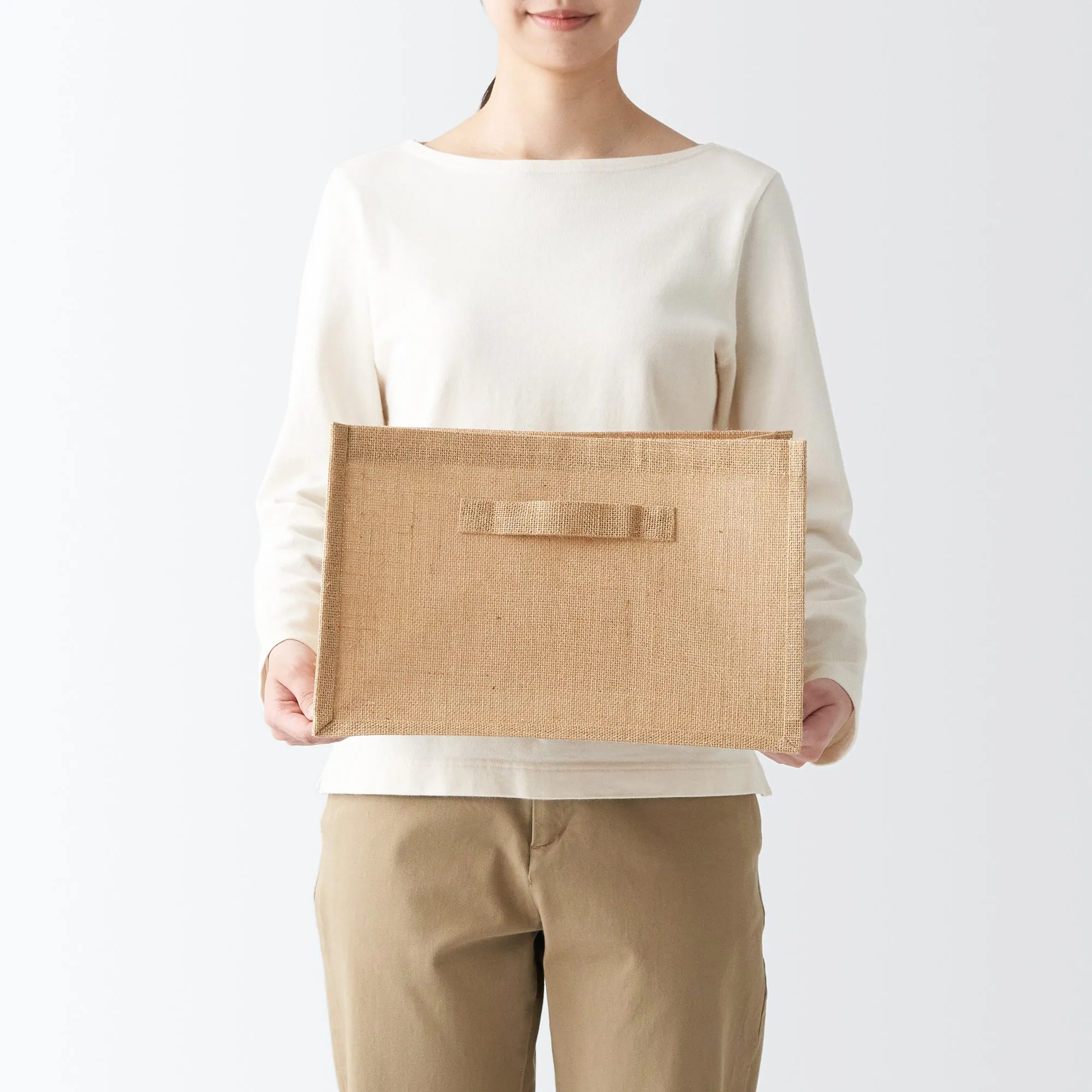Jute Storage Bag Rectangle - Medium