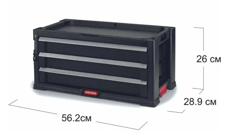 Keter  3 Drawers Tool Chest