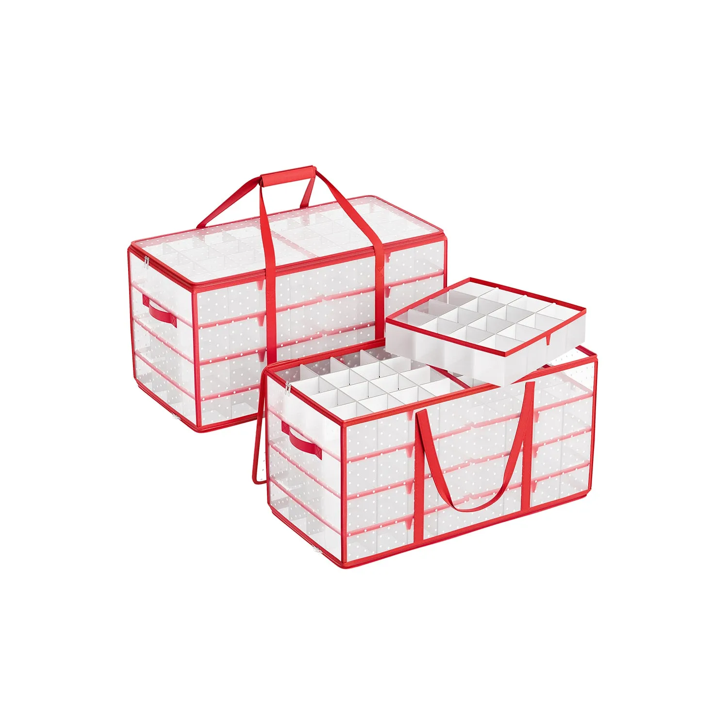 Large Plastic Christmas Storage Container with Lid