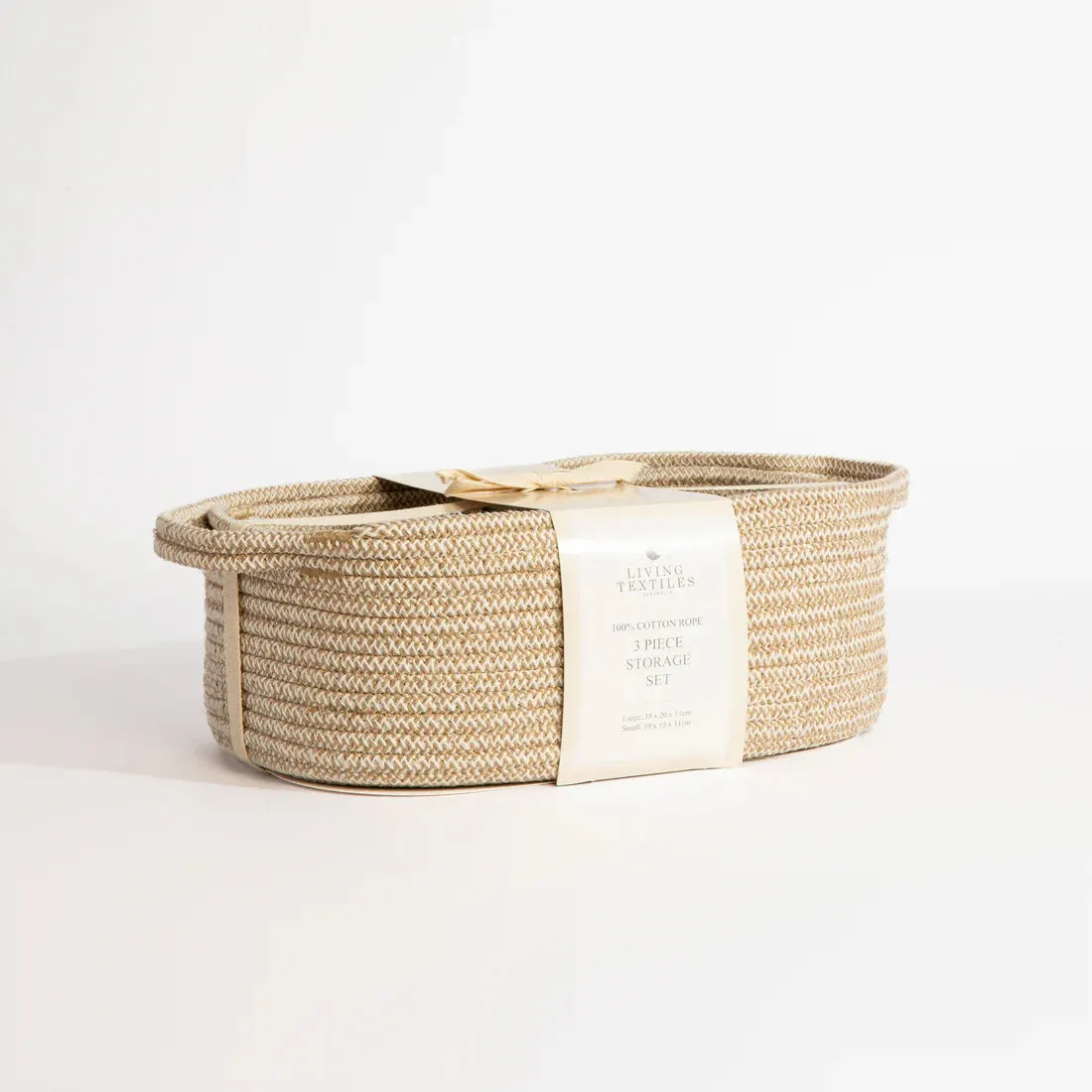 Living Textiles 3pc Nursery Storage Set