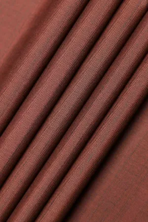 Maroon Wash & Wear Fabric