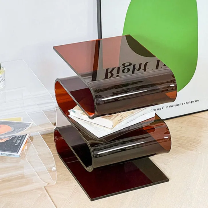 Modern Wave Rack Side Table