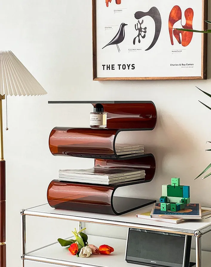 Modern Wave Rack Side Table