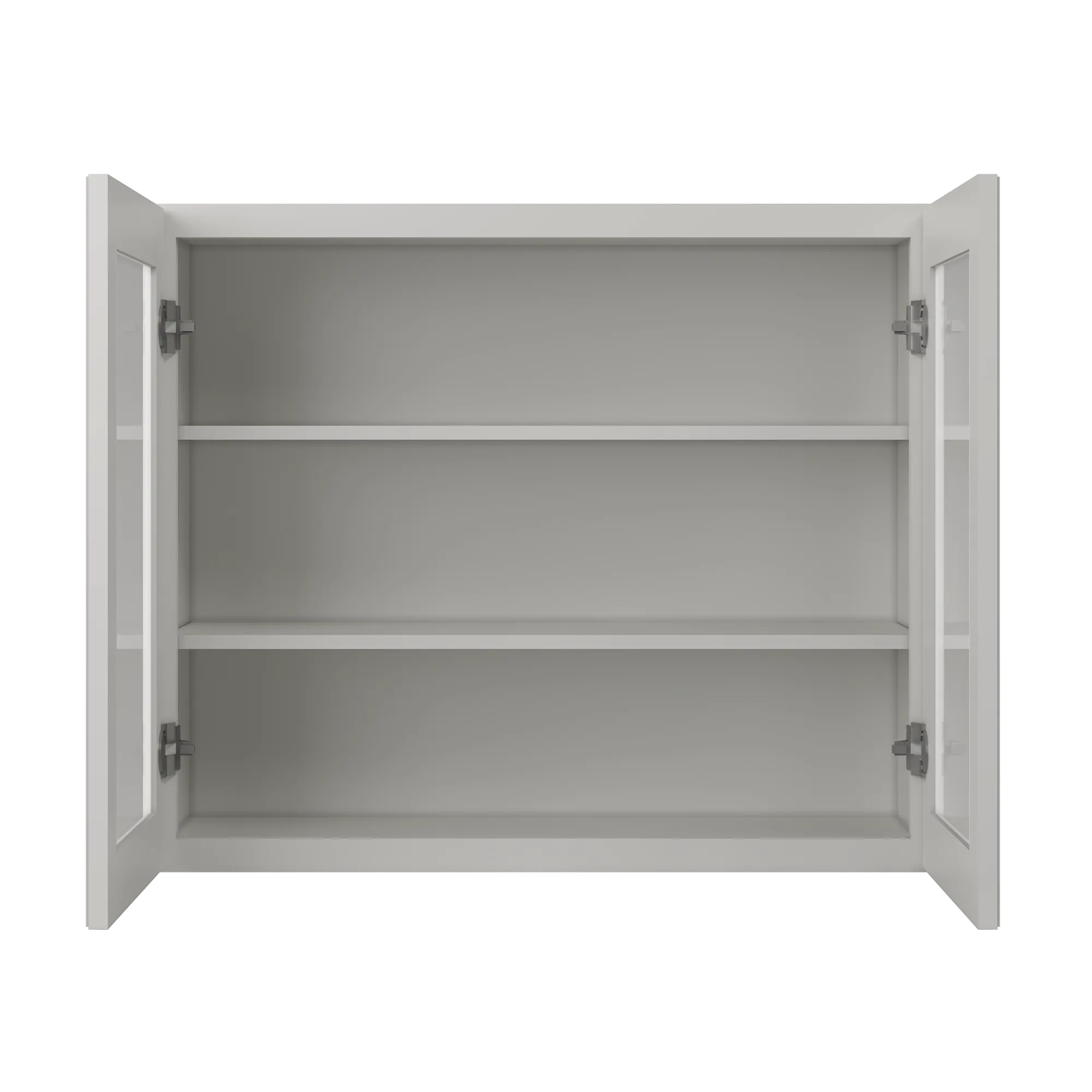 Mullion Door Wall Kitchen Cabinet WMD3630 Milan Pearl 36 in. width 30 in. height 12 in. depth