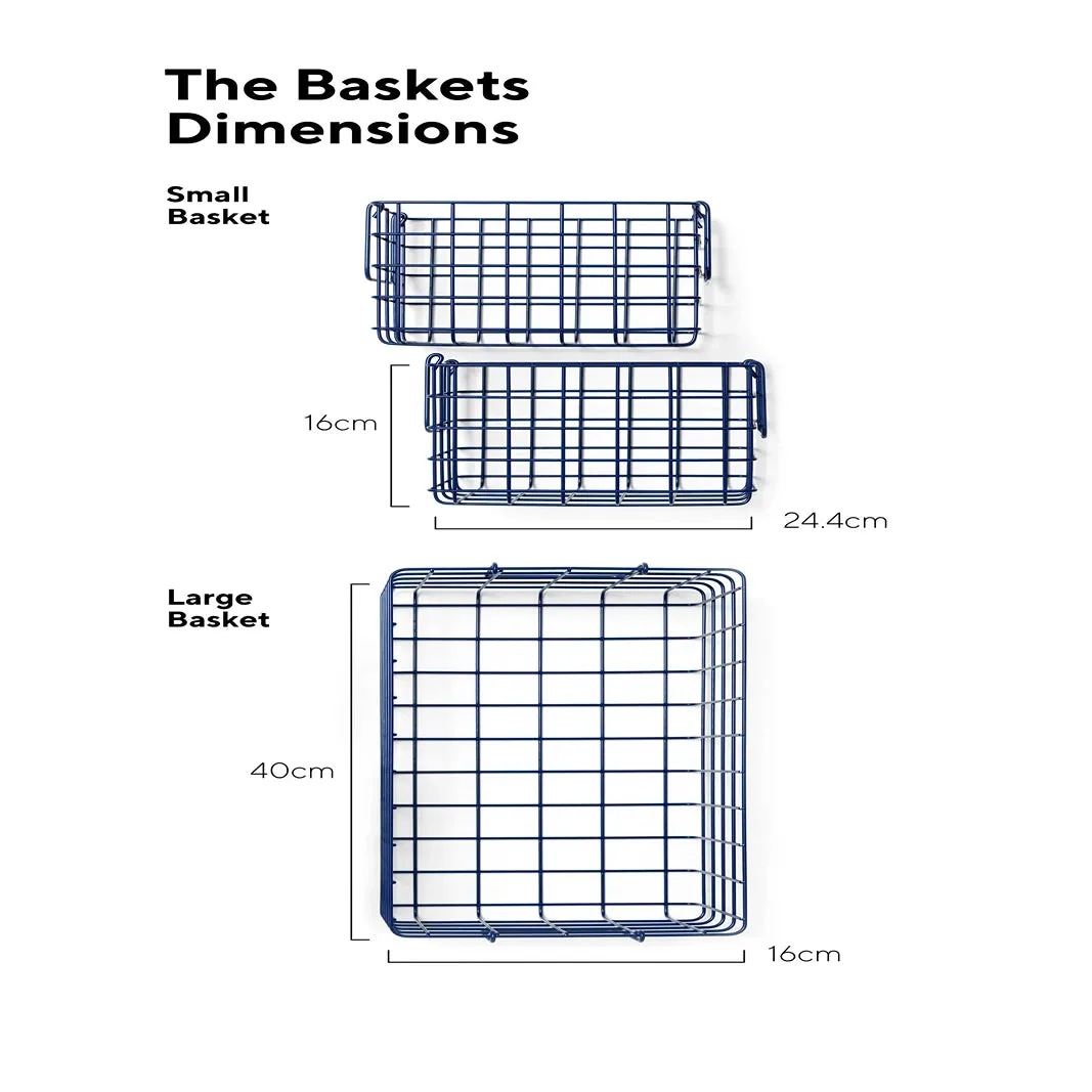 Mustard Made The Baskets - Navy