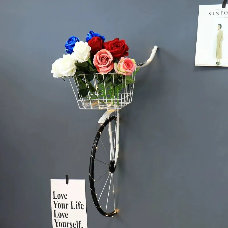 Nordic Style Bicycle Wall Pendant for Creative Decor