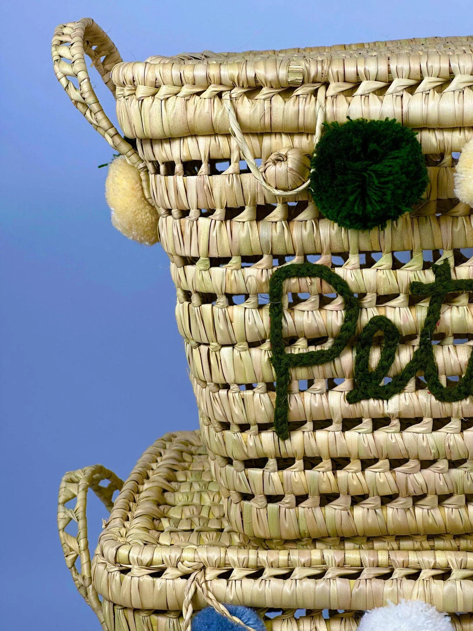 Personalized toy trunk , Wicker storage chest.: - Large: 60x40x33 cm