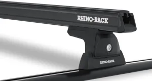 Rhino-Rack Heavy Duty RLT600 Trackmount 2 Bar Roof Rack Jeep Wrangler TJ 98-06