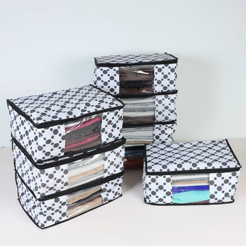 Rigg Polka Dot Saree Cover - Set Of Eight