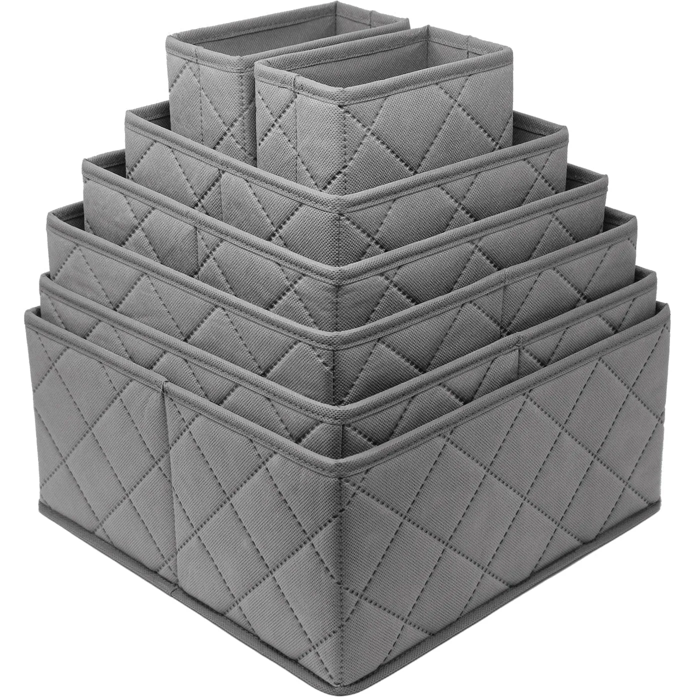 Storage Bin Organizer Set (7 Pc)