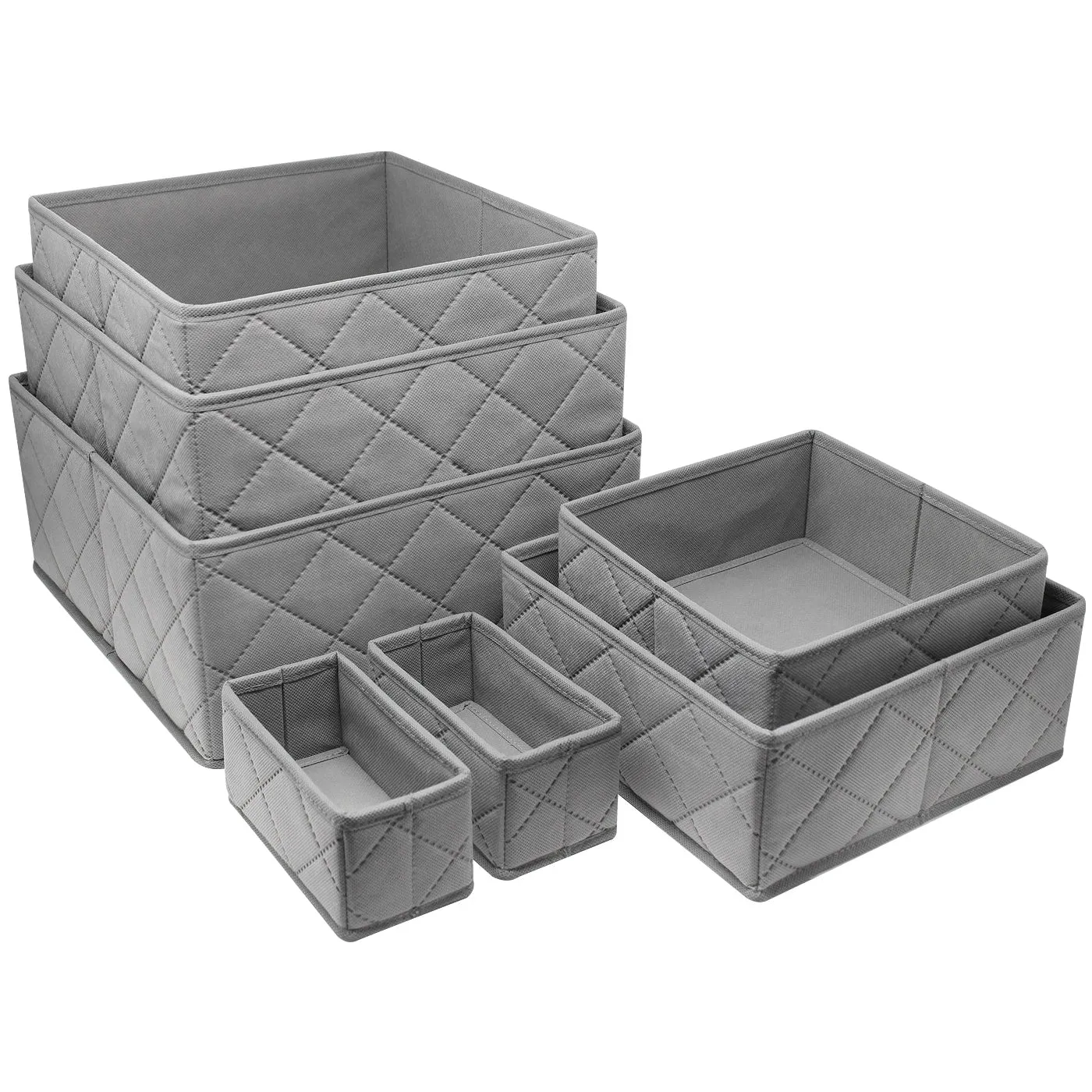 Storage Bin Organizer Set (7 Pc)