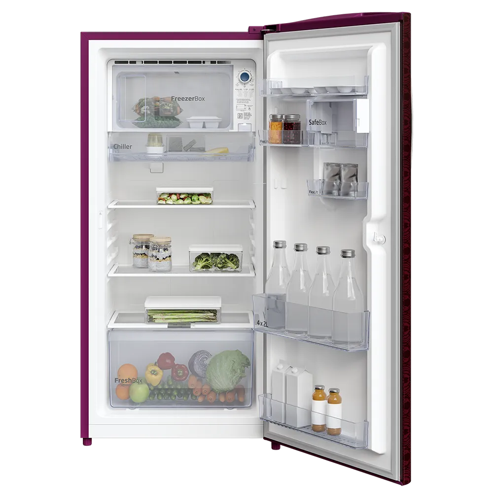 Voltas Beko RDC220B / W0FWE0M000UGD Refrigerator DC 185 L Fairy Flower 4 Star