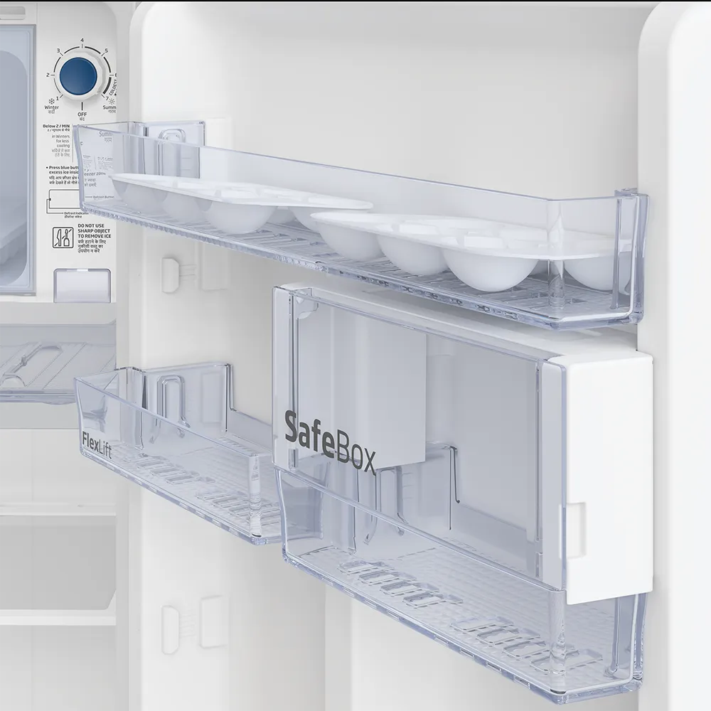 Voltas Beko RDC220B / W0FWE0M000UGD Refrigerator DC 185 L Fairy Flower 4 Star