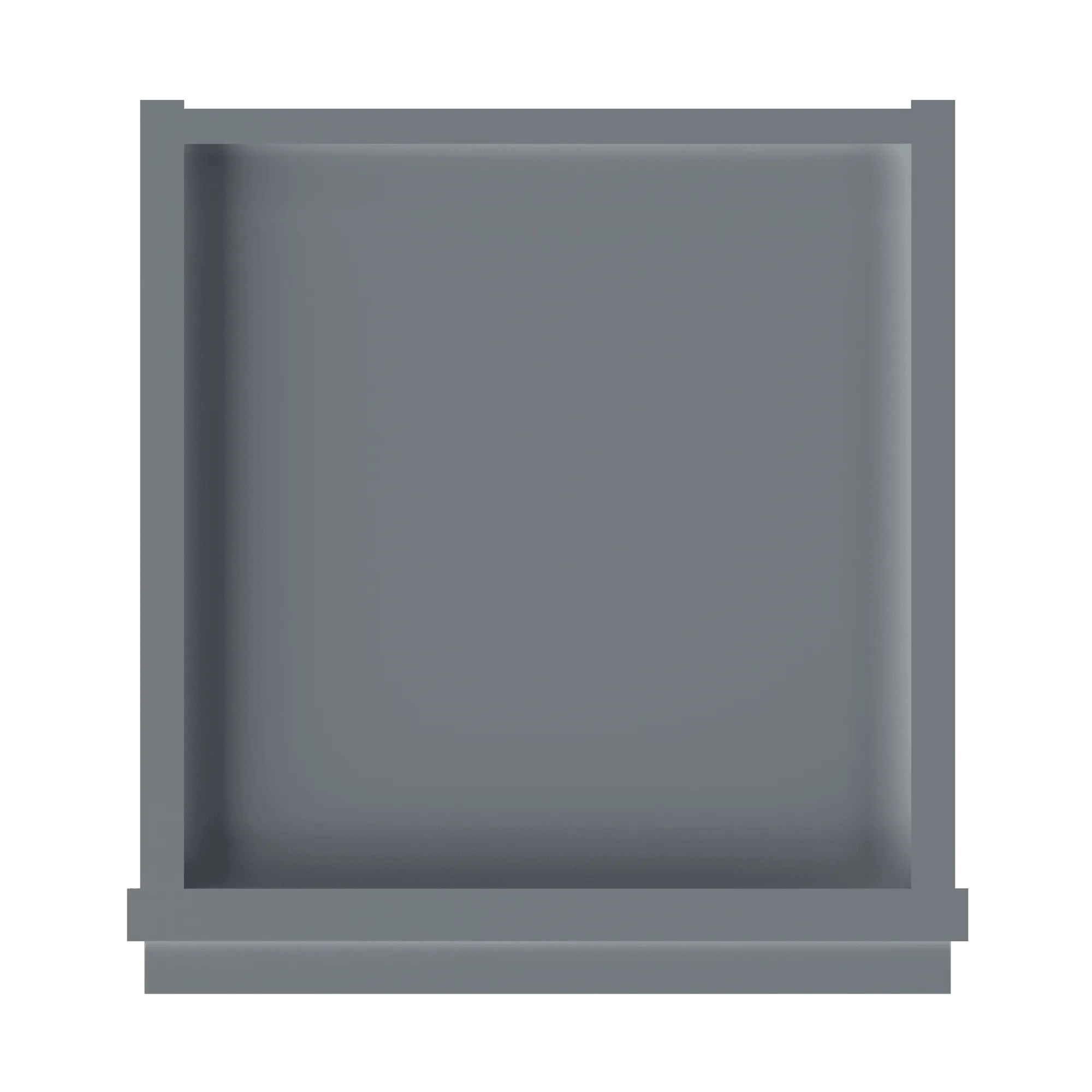 Wall Kitchen Cabinet W1242 Colonial Gray LessCare 12 in. width 42 in. height 12 in. depth